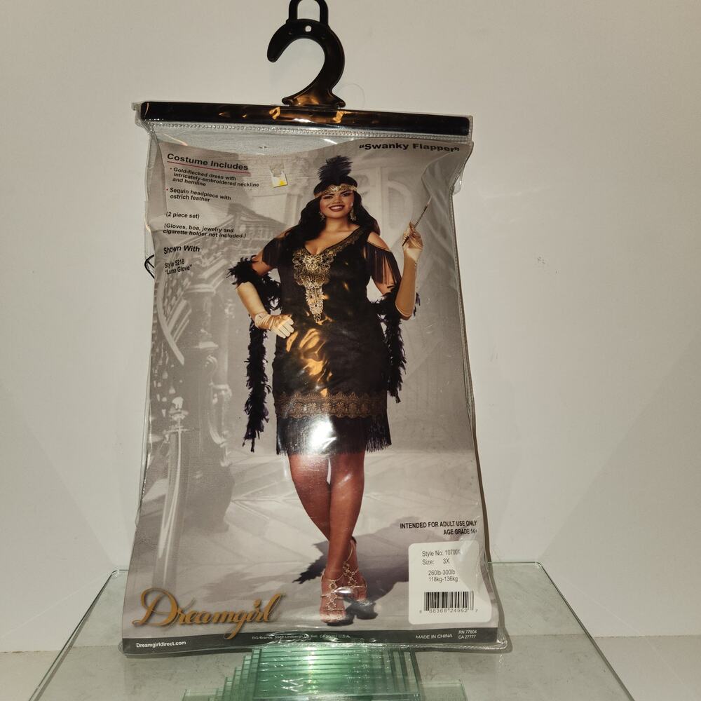 Dream Girls Flapper Halloween Costume 3x